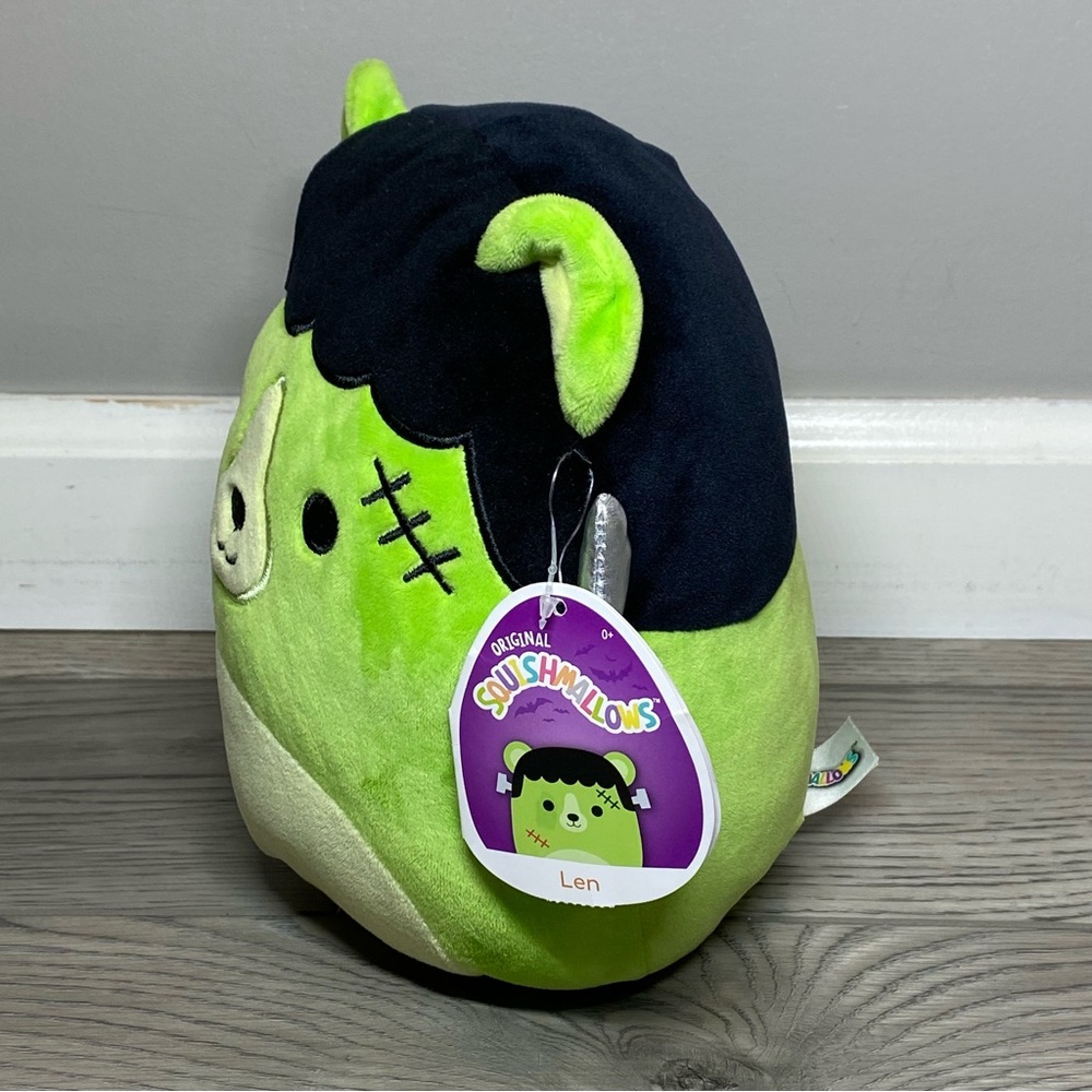 Squishmallow Len 8" Plush Frankenbear Halloween & Mini Frankie Frankenstein NWT - Picture 6 of 16